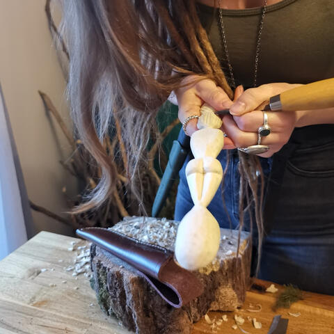 Wood carving